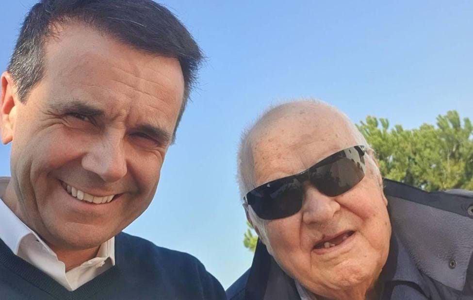 Jorge Gabriel e o pai Albano