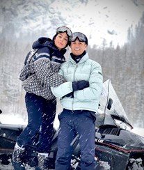 Georgina mostra dias de romance com Cristiano Ronaldo na neve