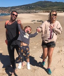 Jessica Athayde mostra-se ao lado de Diogo Amaral em foto inédita para celebrar o Dia do Pai