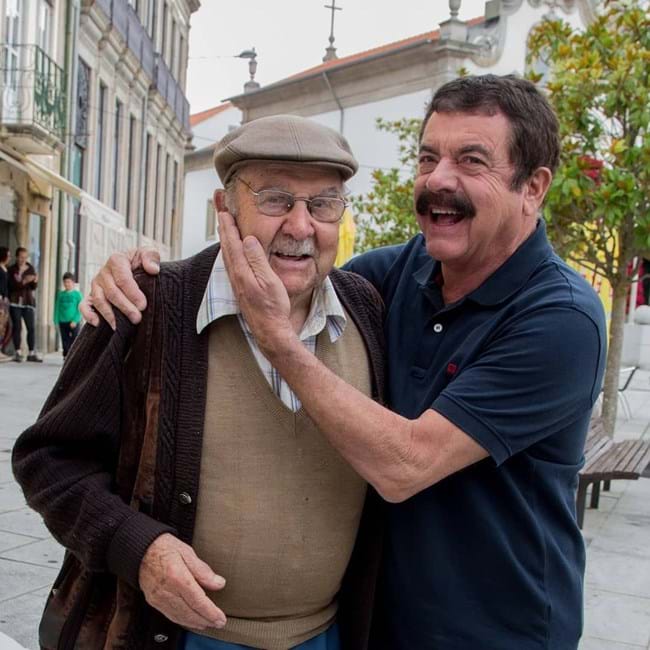 Quim Barreiros e o pai