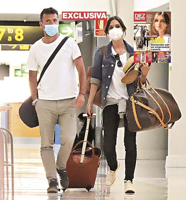 Sara Carbonero com amigo josé Luis