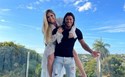 Hulk e Camila mostram-se mais apaixonados do que nunca