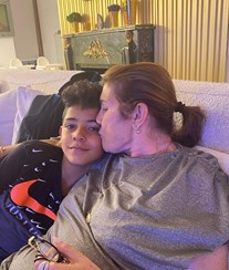 Dolores Aveiro mostra reencontro com Cristianinho