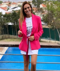 Dois azares num dia! E Liliana Aguiar falha o primeiro desfile do filho 