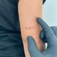 Tatuagem que a irmã fez para Constança Braddell