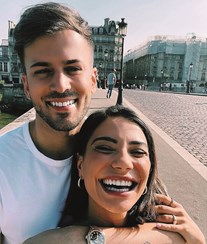 Carolina Carvalho mostra momentos inéditos ao lado de David Carreira