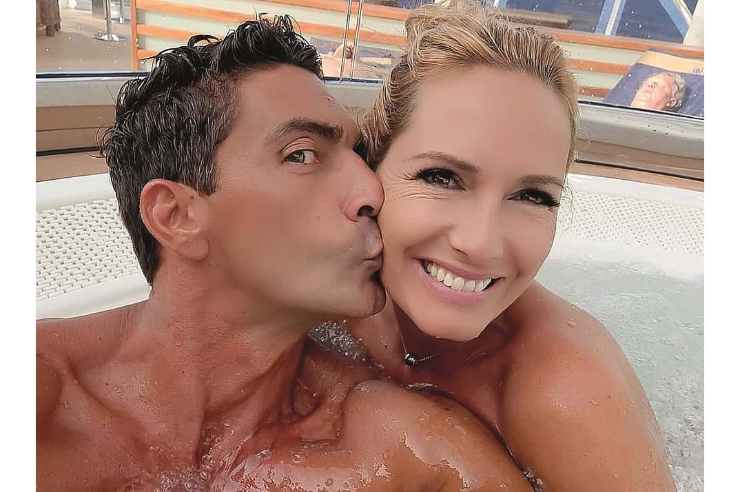 Fernanda Serrano e o namorado
