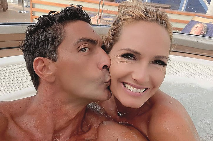 Fernanda Serrano e o namorado