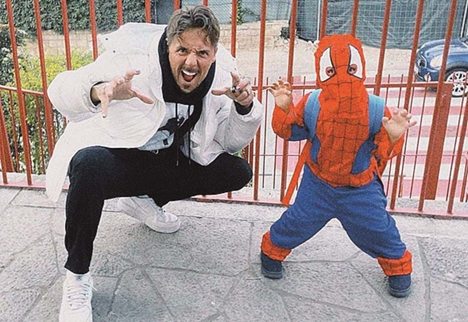 Miguel Cristovinho com o filho