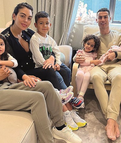 “Minha pequena grande bênção”: Cristiano Ronaldo sobre família