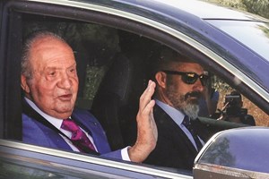 Juan Carlos reencontrou-se com filho após dois anos de exílio