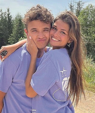 Luisinha e Lando Noris apaixonados em Formentera