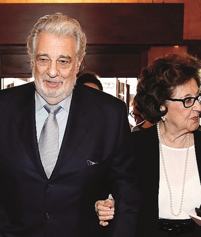 Plácido Domingo associado a rede de tráfico
