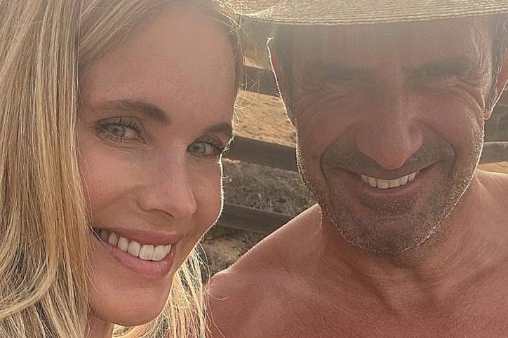 Helen Svedin e Luís Figo de férias em Portugal 