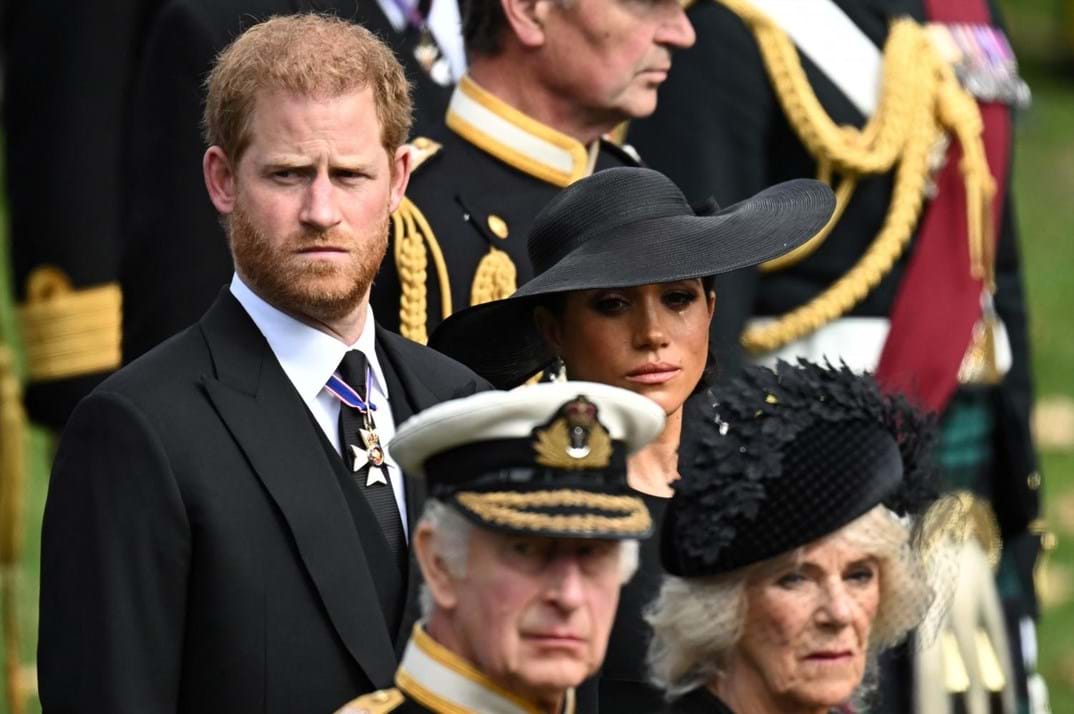 Harry e Meghan na abadia de Westminster