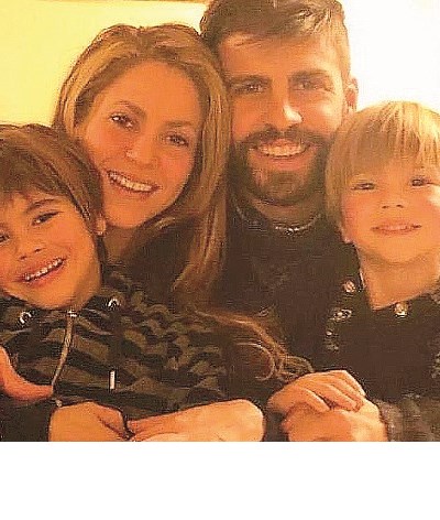 Filhos de Shakira e Piqué ficam longe do pai