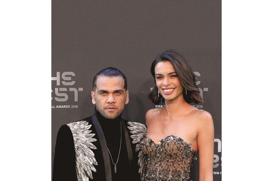 Joana Sanz e Dani Alves