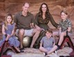 Foto de família: Charlotte, William, Kate, George e Louis