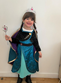 Graça, filha de Isaurinha Jardim, vestiu-se de Anna, do filme 'Frozen'