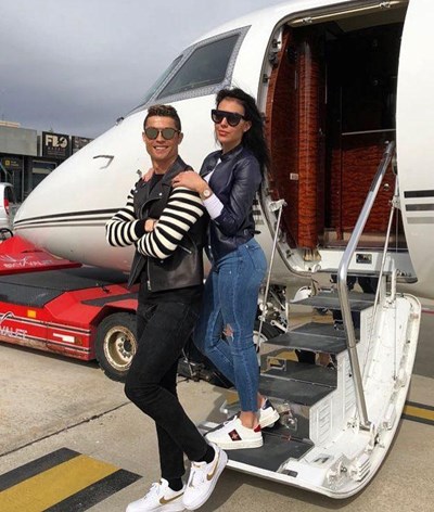 Ronaldo e Georgina ficaram sem jato privado