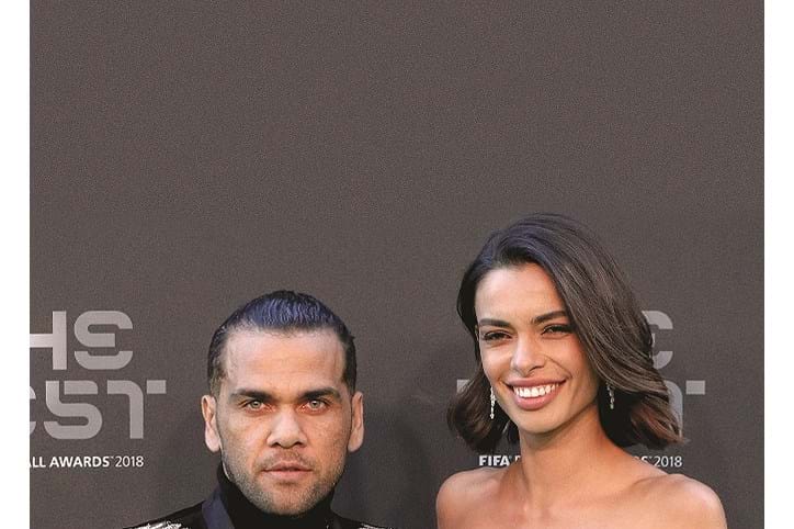 Joana Sanz e Dani Alves