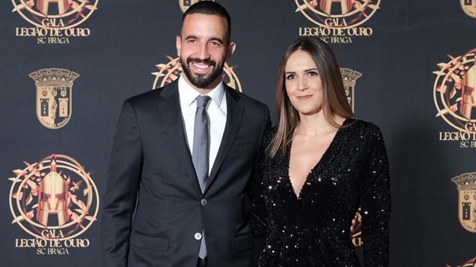 Rúben Amorim e a mulher, Maria João Diogo