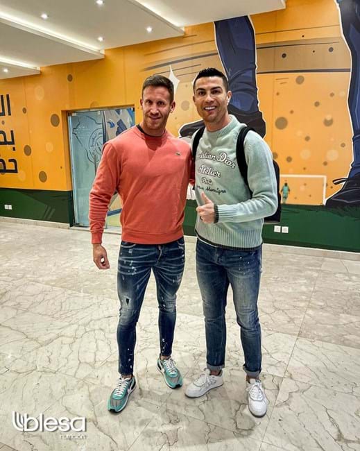 Cristiano Ronaldo e José Blesa