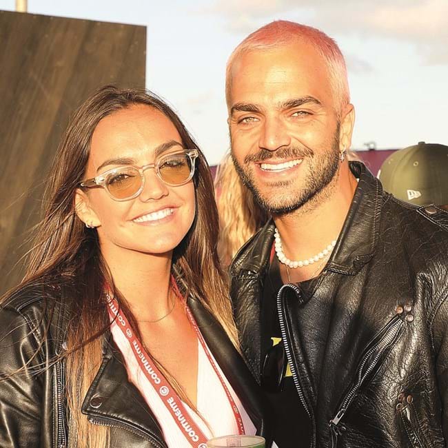 DJ com Filipa Falcão. Têm um filho de 1 ano