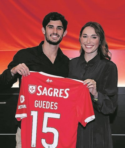 Namorada de Guedes espera primeiro bebé