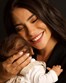 Carolina Carvalho com o filho Lucas