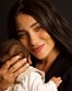Carolina Carvalho com o filho Lucas