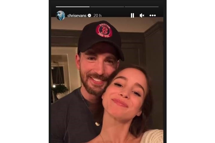 Chris Evans e Alba Baptista