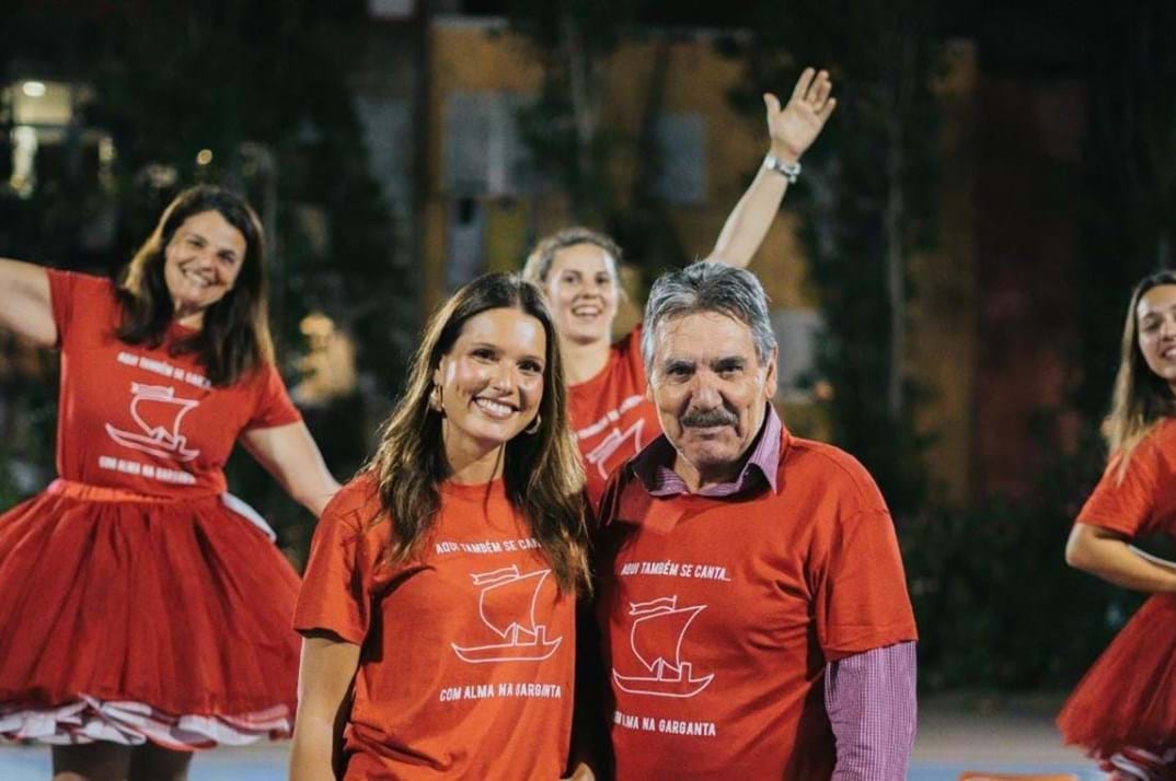Toni é padrinho da marcha de São Domingos de Benfica. Jani Gabriel é a madrinha