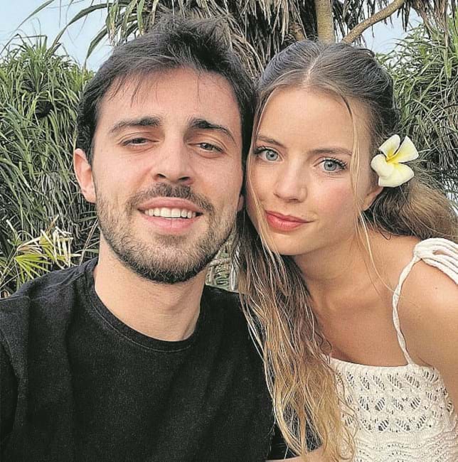 Bernardo Silva e a namorada