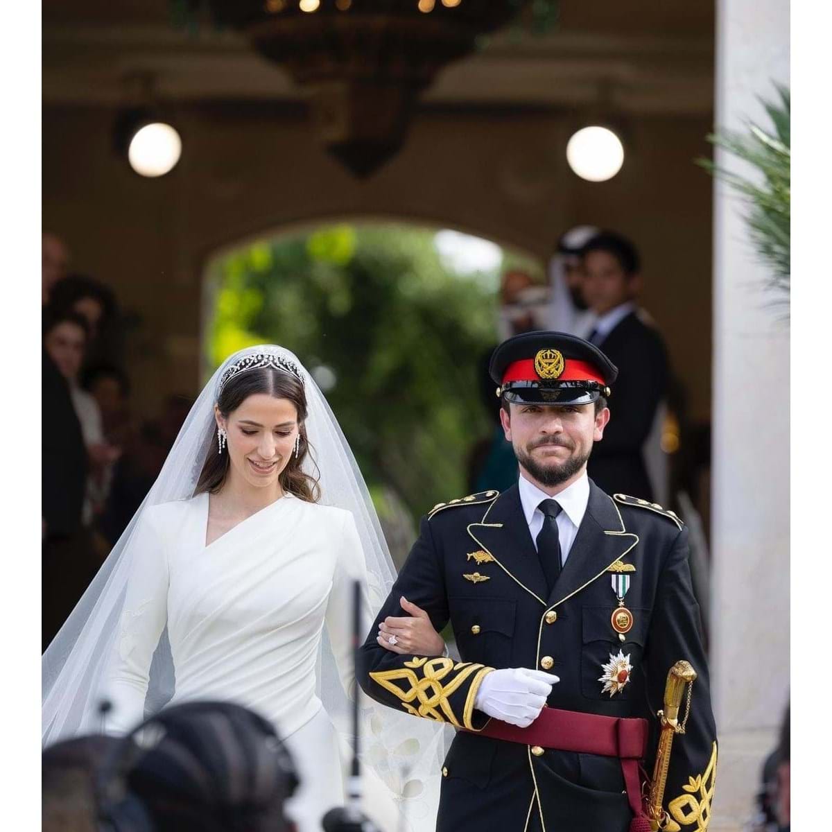 As imagens do casamento do pr ncipe Hussein da Jord nia a Ferver