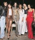 Com Kendall Jenner, Hailey Bieber, Jesse Jo Stark, Laurie Lynn Stark e Sara Foster