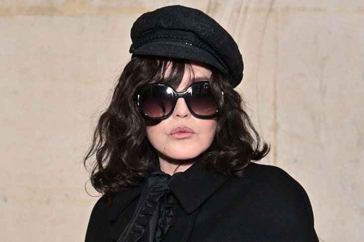 A atriz francesa Isabelle Adjani tem 68 anos 