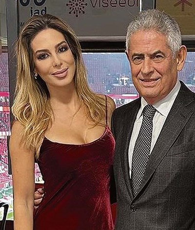 Conheça a mulher que agitou a luz ao lado de Luís Filipe Vieira