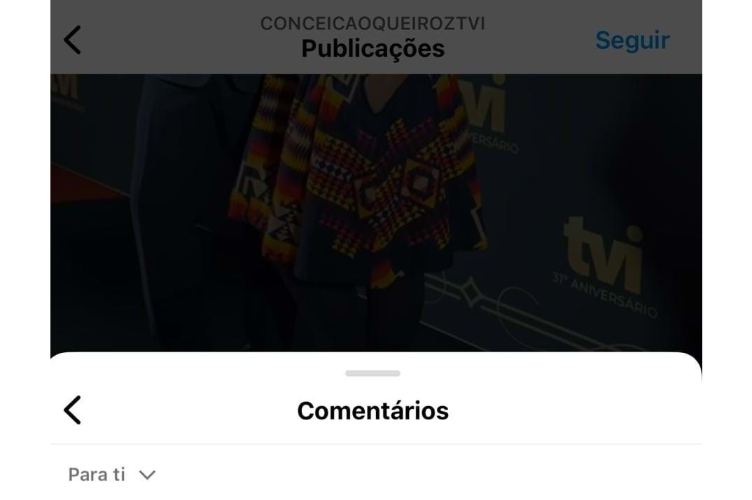 Comentário enigmático de Conceição Queiroz sobre a noite da gala de aniversário da TVI